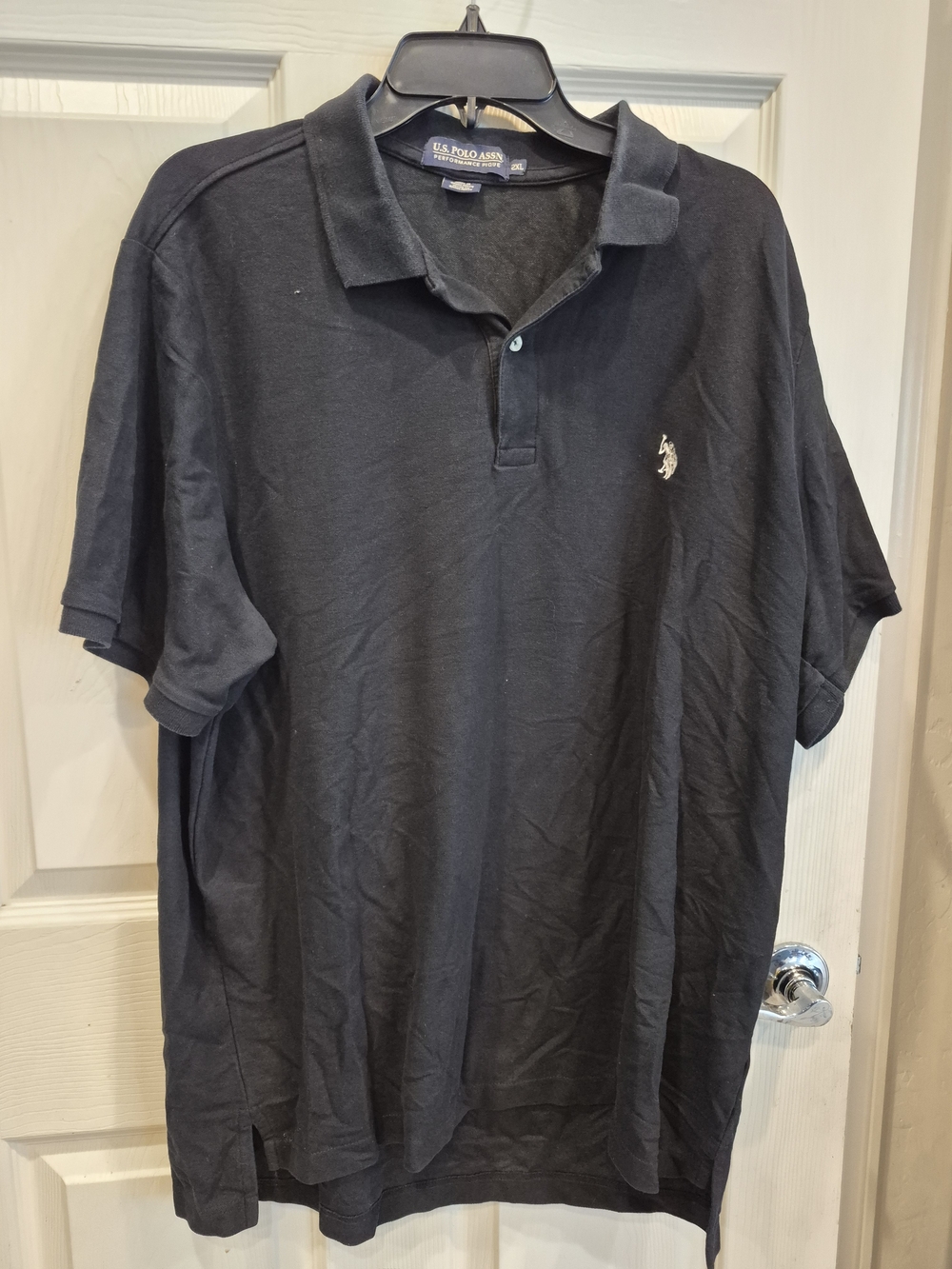5/25 U.S. Polo Assn. Men's Black Polo Shirt